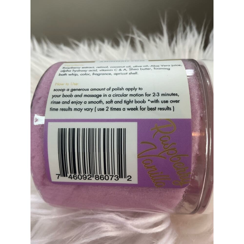 Aminnah Raspberry Vanilla Boobies Tightening & Lifting Polish NEW 8oz Retail $36 - Picture 4 of 6